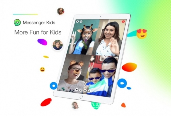 2019년 페이스북 출시한 어린이용 메신저 앱 '메신저 키즈' / 출처: 페이스북