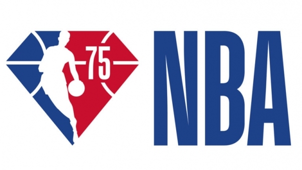 사진= NBA 75주년 로고(NBA 공식 홈페이지)