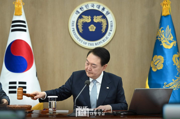 지난 25일 국무회의를 주재한 윤 대통령 / 사진=대한민국 대통령실 공식 페이스북